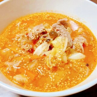 韓国風みそスープ